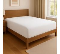 NARCISO - Protège-matelas 1 place et demi anti-acariens en éponge Jacquard Supreme (130 x 200), housse de matelas avec coins élastiques hypoallergéniques, il est doux et respirant, idéal pour toutes
