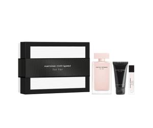 Narciso Rodriguez - Coffret For Her Coffret Pour Femme Eau De Parfum 100ml + Vapo 10ml + Lait Pour Le Corps 50ml - Kapao Parfumerie en ligne française