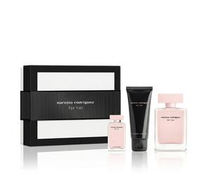Narciso Rodriguez For Her EDP 50 ml + EDP MINI 7.5 ml + Lait pour le corps 50 ml