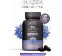 NARCISSA Huile de cumin noir 1000 mg - 60 capsules - Pressé à froid - Avec vitamine E - Système immunitaire & digestif
