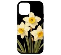 Narcisse Fleur Nom Scientifique Vintage Illustration Flore Coque pour iPhone 12 Mini