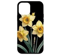 Narcisse Fleur Nom Scientifique Vintage Illustration Flore Coque pour iPhone 12 Mini