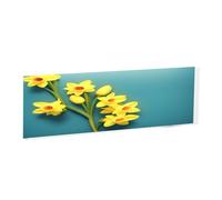 Narcisse - Panneaux de table rectangulaires en acrylique - Plaques d'identification personnalisées transparentes pour bureau, restaurant, événements - Signalisation professionnelle à bord lisse.