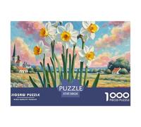 Narcisse Puzzle De 1000 Pièces pour Adultes Art Collection Belle Fleur Puzzle De Qualité Supérieure Adultes Et Enfants Dès 14 Ans38x26cm/1000pcs