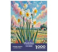 Narcisse Puzzles 1000 Pièces Cadeau Unique Jeu Éducatif Défi Jouet À De Qualité Supérieure Peinture Art pour Adultes Et Enfants À Partir De 12 Ans 38x26cm/1000pcs