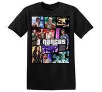 Narcos GTA Parody Poster Men's T-shirt Small