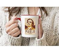 Narcos Pablo Escobar Color Artwork Red Handle Mug Coffee Tea Mug 312ml Cup