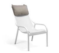 Nardi, Coussin Appui-Tête Net Lounge Gris Sunbrella, Meubles Chaises Fauteuils