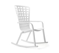 NARDI fauteuil à bascule pour l'extérieur FOLIO ROCKING BLANC