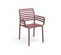 Fauteuil de jardin NARDI Doga - Rouge Marsala
