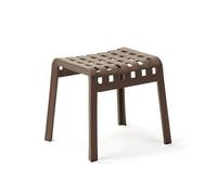 NARDI pouf repose-pieds pour l'extérieur POGGIO (Tabac - Polypropylène PRV)
