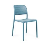 NARDI set de 2 chaises BORA BISTROT pour extérieur CONTRACT COLLECTION (Bleu clair - Polypropylène)
