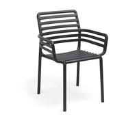 NARDI set de 2 fauteuils pour extérieur DOGA ARMCHAIR (Anthracite - Polypropylène PRV)