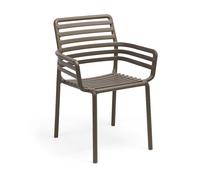 NARDI set de 2 fauteuils pour extérieur DOGA ARMCHAIR (Tabac - Polypropylène PRV)