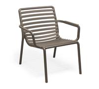 NARDI set de 2 fauteuils pour extérieur DOGA RELAX (Tabac - Polypropylène PRV)