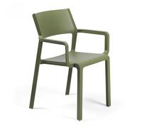 NARDI set de 4 chaises avec accoudoirs pour extérieur TRILL ARMCHAIR (Agave - Polypropylène PRV)