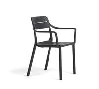 NARDI set de 4 chaises d'extérieur CASSIA ARMCHAIR (Anthracite - Polypropylène PRV)