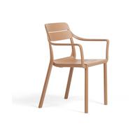 NARDI set de 4 chaises d'extérieur CASSIA ARMCHAIR (Capuccino - Polypropylène PRV)