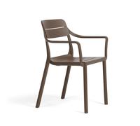 NARDI set de 4 chaises d'extérieur CASSIA ARMCHAIR (Tabac - Polypropylène PRV)