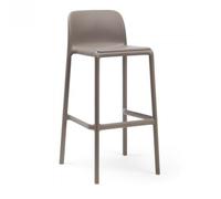 NARDI set de 4 tabourets pour l'extérieur FARO (Gris tourterelle - Polypropylène PRV)