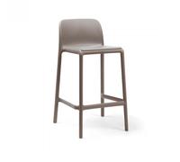 NARDI set de 4 tabourets pour l'extérieur FARO MINI (Gris tourterelle - Polypropylène PRV)