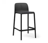 NARDI set de 4 tabourets pour l'extérieur LIDO MINI (Anthracite - Polypropylène PRV)