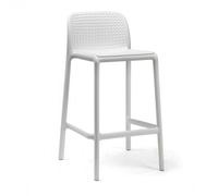 NARDI set de 4 tabourets pour l'extérieur LIDO MINI (Blanc - Polypropylène PRV)