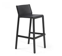 NARDI set de 4 tabourets pour l'extérieur TRILL STOOL (Anthracite - Polypropylène PRV)
