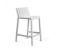 NARDI set de 4 tabourets pour l'extérieur TRILL STOOL MINI (Blanc - Polypropylène PRV)