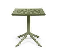 NARDI table carré pour l'extérieur CLIP 70 (Agave - Fibre de verre polypropylène et DurelTOP)