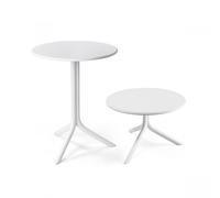 NARDI table ronde pour l'extérieur SPRITZ (Blanc - Polypropylène PRV)