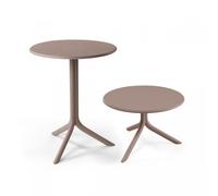 NARDI table ronde pour l'extérieur SPRITZ (Gris tourterelle - Polypropylène PRV)