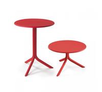 NARDI table ronde pour l'extérieur SPRITZ (Rouge - Polypropylène PRV)