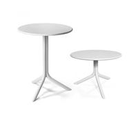 NARDI table ronde pour l'extérieur STEP (Blanc - Polypropylène PRV)