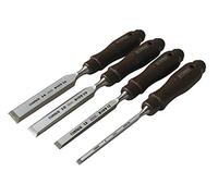 Narex Ciseaux à Bois Ensemble 4 Pièces (6/12/20/26) avec Poignée Plastique