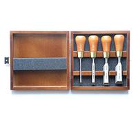 Narex Lot de 4 burins de qualité supérieure