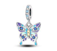 NARMO 925 charme papillon pendentif Pandora bracelet charme en argent sterling