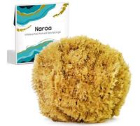 NAROA Éponge Naturelle Exfoliante pour le Bain | Loofah de Mer pour une Peau Saine | Véritable Gant de Douche Non Blanchi | Durable et Sans Plastique (X Grande)