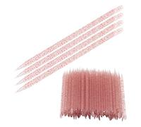 Naroote 100 Pièces Repousse-cuticules, Bâtons Orange Jetables pour Ongles, Bâtons de Pédicure de Manucure à Double extrémité, pour les Techniques Professionnelles des Ongles et les Soins Individuels