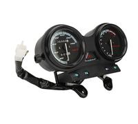 Naroote 12V Compteur de Vitesse et Compteur Kilométrique, Compatible avec | Affichage du kilométrage de la vitesse en temps réel, plastique et métal, groupe d\'instruments de moto pour vélos de rue