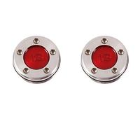 Naroote 2 Pièces de Poids de Putter de Rouge, Outil de clé de Léger et Durable pour Putters, Matériau en Alliage D'aluminium pour Différents Besoins, Force Modérée Requise, pour les Amateurs de
