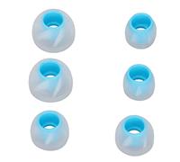 Naroote 3 Paires d'Embouts de Rechange, Bouchons d'oreille en Silicone Souple, Embouts 'Isolation Phonique avec Conception en Spirale, Compatibles avec Les écouteurs à Trou Sonore de 4,5 à 6,5 Mm