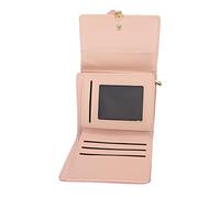 Naroote 3 Portefeuilles Pliants, Boucle Matérielle de Portefeuille en PU Doux pour la Peau, Taille Portable, Marron Camée, Plusieurs Fentes pour Une Utilisation en Extérieur (Taille Unique)