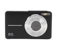 Naroote 44 MP Chambre Numérique, Zoom Anti Sheat 16x Small Small Compact Camera pour Les étudiants (Black)