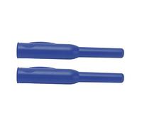 Naroote Accessoire de Couverture de Crayon de Charpentier 2 Pièces Couvertures de Marqueur de Nez Long Antirouille avec Pince, pour le Travail du Bois (BLUE)