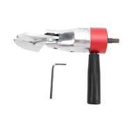 Naroote Accessoire de Perceuse pour Cisaille à Métaux, Coupe-Tôle avec Poignée Pivotante à 360 Degrés et Ouverture de Coupe élargie, pour Couper L'aluminium, les Panneaux Muraux