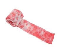 Naroote Accessoires de Déguisement de Bandage Sanglant d'halloween pour Maisons Hantées, Tissu de Gaze Sanglante élastique Doux pour Les Fêtes et Le Cosplay, 1 Rouleau