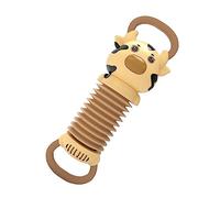 Naroote Accordéon pour bébé, Effets Sonores Commutables, Son Dynamique éducatif, Jouets Musicaux, Développement Musculaire, Dessin animé Flexible, Forme de Vache Mignonne, Portable pour la Maison