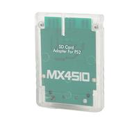 Naroote Adaptateur de Carte Mémoire Lecteur de Carte de Stockage Professionnel pour, Adaptateur de Console de Jeu Plug and Play Transparent pour Logiciel Homebrew (Blanc transparent)