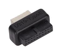 Naroote Adaptateur de Carte Mère USB 3.0 avec Prise de Type C pour Panneau D'e/s Avant, Installation Facile, Accessoires Informatiques (PH73S)